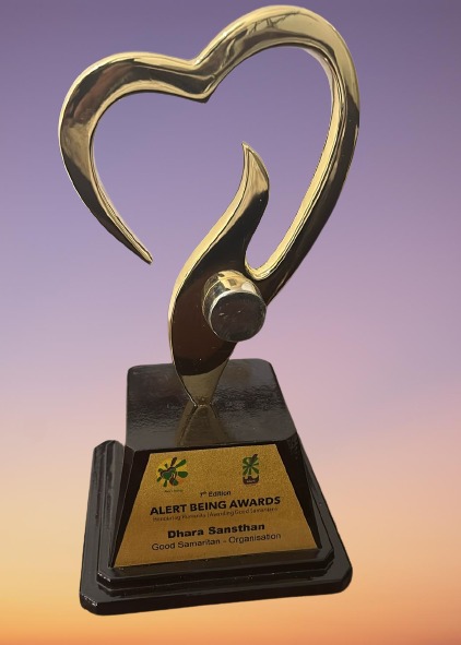 Good Samaritan Award by Alert Being NGO for working in saving lives through healthcare and water in Western Rajasthan Year 2024